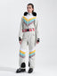 Women's Ivory Ventilated Snow-Resistant Ski Suit One-Piece Snow Suit