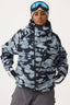 Women's Camouflage Multi-Pocket Face-Vented Ski Jacket Fully Waterproof Snow Jacket