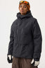 Women's Black Multi-Pocket Face-Vented Ski Jacket Fully Waterproof Snow Jacket
