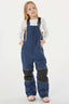 Navy Blue Reflective Waterproof Ski Bibs Durable Snow Bibs