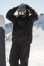 Women's Coffee Fully-Sealed Dual-Vent Ski Jacket Minimalist Insulated Snow Jacket