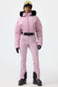 Women's Pink Durable Mini-Flare Leggings One-Piece Ski Suit Snowboard Suit