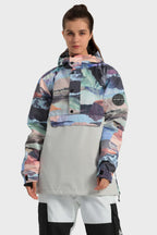 Women's Baggy Snowboard Jacket Blizzard Pullover Snow Jacket
