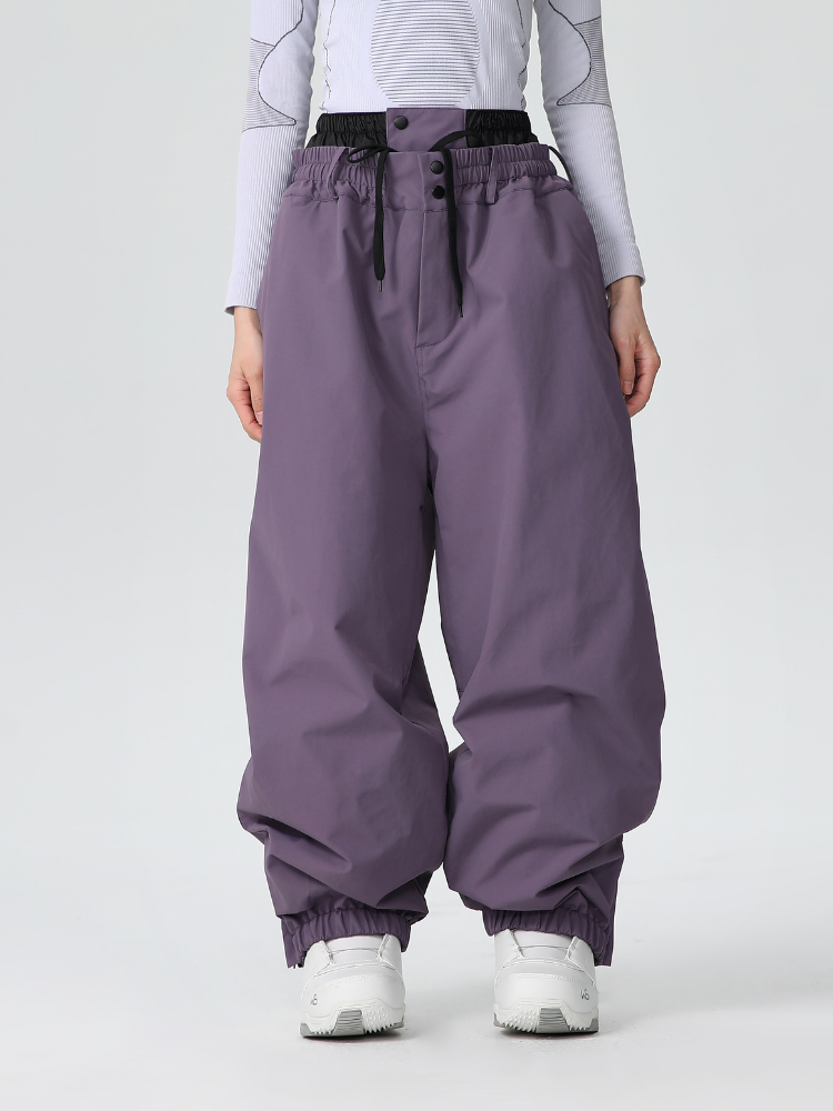 Pantalon de ski freeride imperméable pour femme Baggy