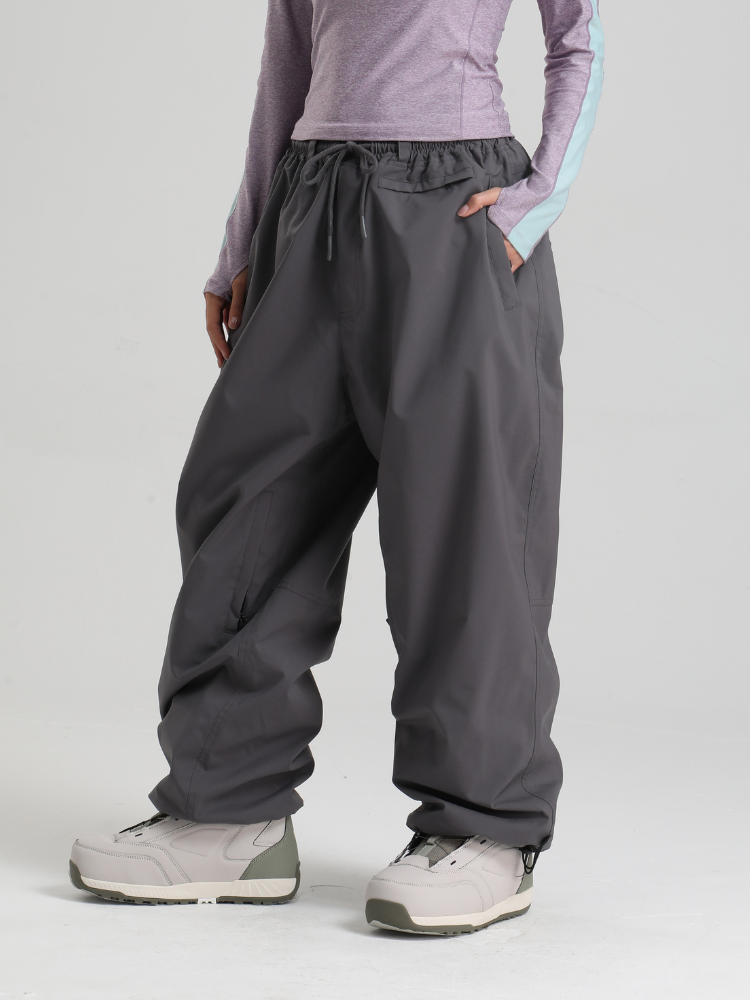 Women's Waterproof Snow Pants Sleek Baggy Snowboard Pants