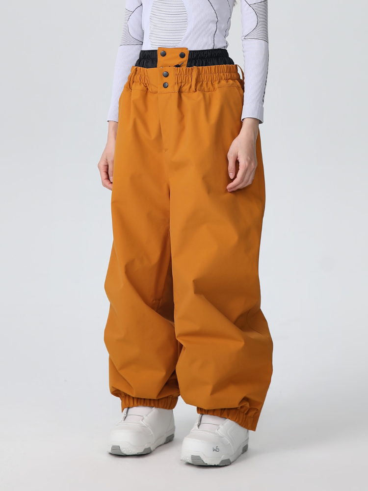Pantalon de ski freeride imperméable pour femme Baggy