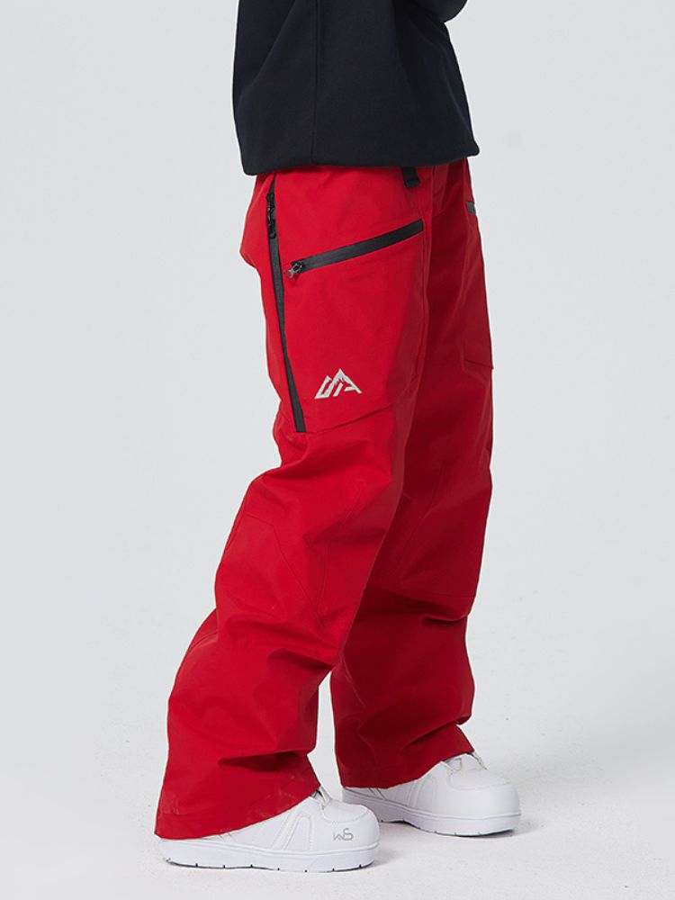 Men's  Snowboard  Side Zipper Snow Pants