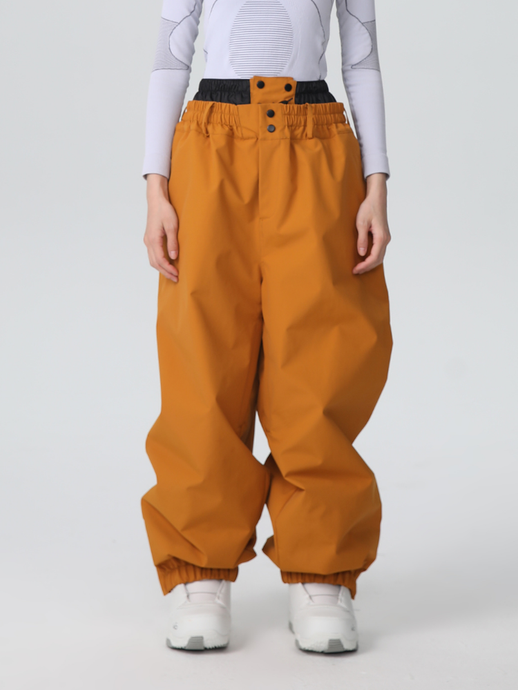 Pantalon de ski freeride imperméable pour femme Baggy
