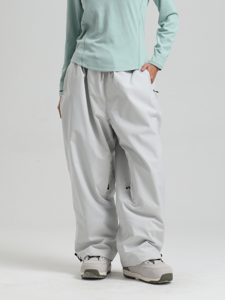 Women's Waterproof Snow Pants Sleek Baggy Snowboard Pants