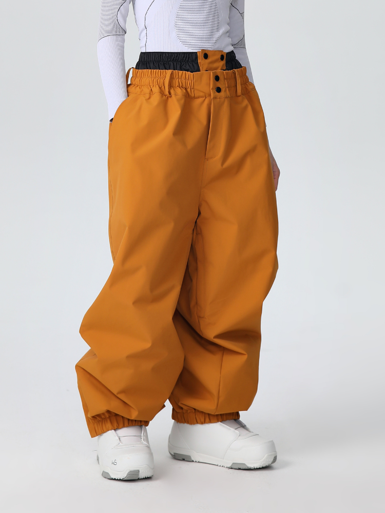 Pantalon de ski freeride imperméable pour femme Baggy