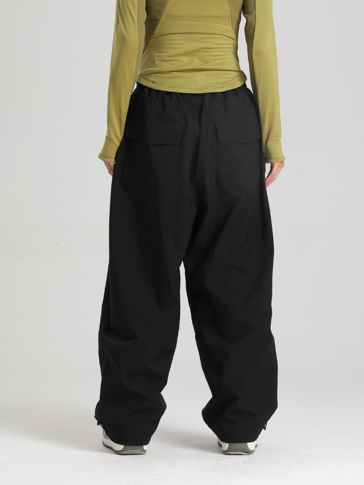 Women's Waterproof Snow Pants Sleek Baggy Snowboard Pants
