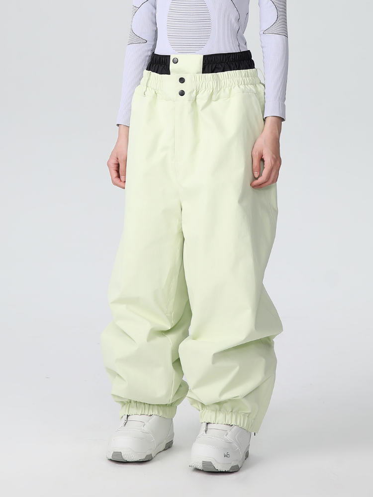 Pantalon de ski freeride imperméable pour femme Baggy