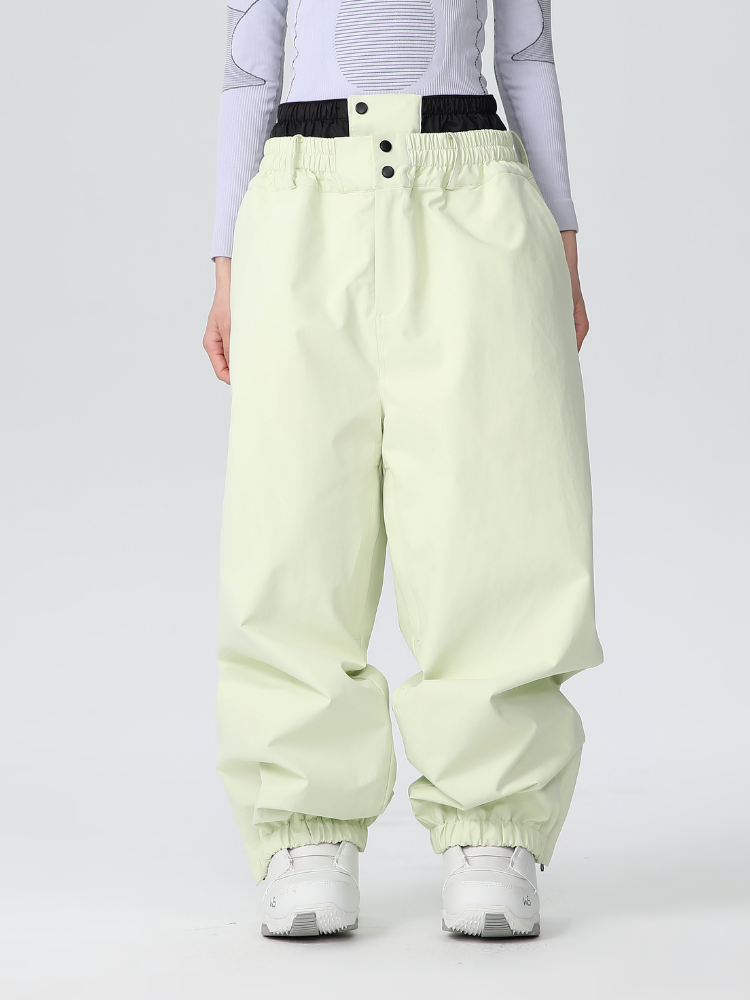 Pantalon de ski freeride imperméable pour femme Baggy