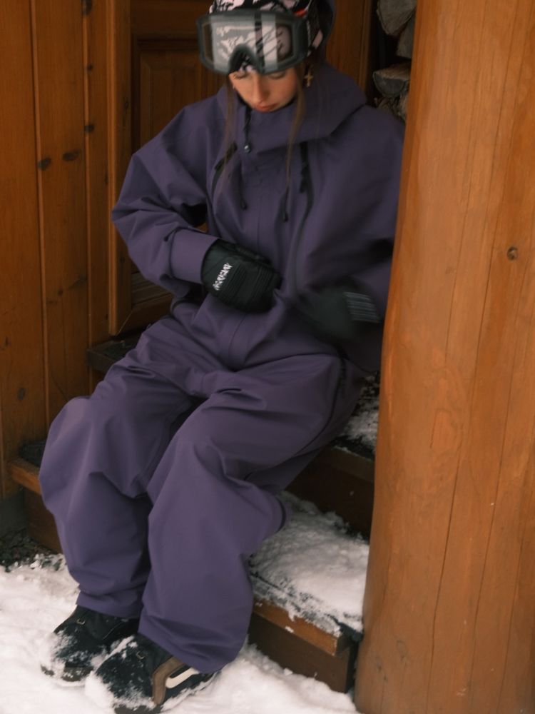 Unisex Snowboard Pants GlideFlow Shell Baggy Ski Pants - Doorek