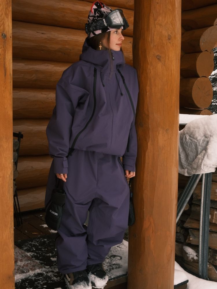 Unisex Snowboard Pants GlideFlow Shell Baggy Ski Pants
