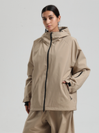 Women's Baggy Snow Jacket Sleek Oversized Snowboard Jacket