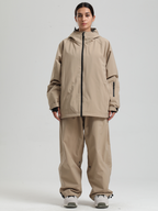 Women's Baggy Snowboard Jacket Bold Cow Print Snow Jacket