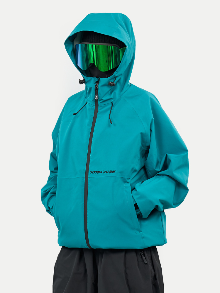 Women's 3L Baggy Snowboard Jacket Realm Down Ski Jacket