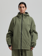 Women's Baggy Snow Jacket Sleek Oversized Snowboard Jacket