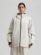 Women's Baggy Snow Jacket Sleek Oversized Snowboard Jacket
