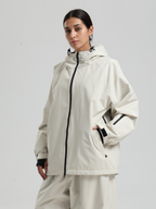 Women's Baggy Snow Jacket Sleek Oversized Snowboard Jacket