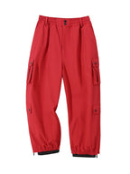 Women's Snow Pant 3L Monochrome Baggy Cargo Pants - Searipe
