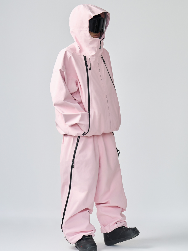 Unisex GlideFlow Shell Ski Jacket Baggy Snowbard Jacket