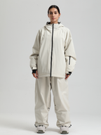 Women's Baggy Snowboard Jacket Bold Cow Print Snow Jacket