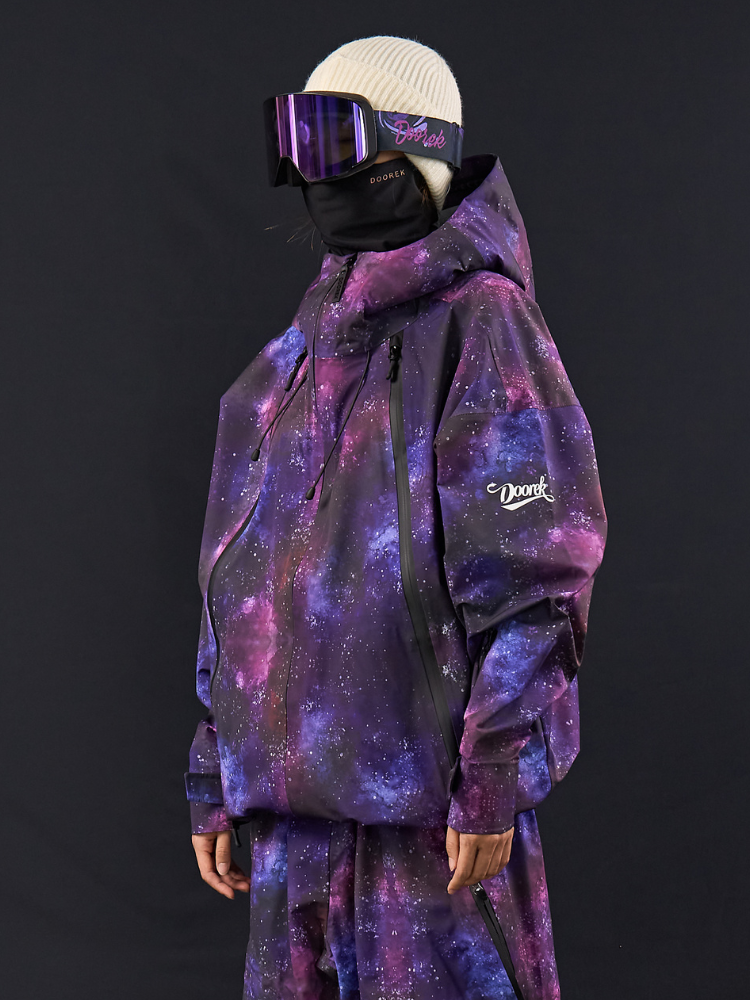 Unisex GlideFlow Shell Ski Jacket Baggy Snowbard Jacket - Doorek