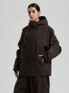 Women's Baggy Snow Jacket Sleek Oversized Snowboard Jacket
