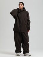 Women's Baggy Snow Jacket Sleek Oversized Snowboard Jacket