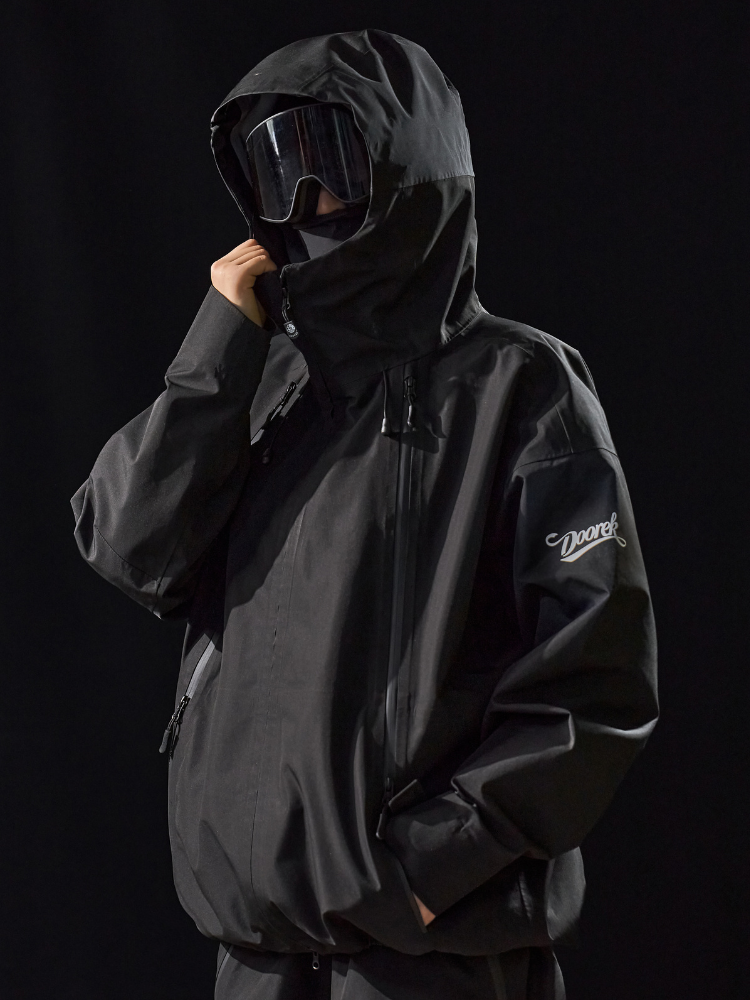 Unisex GlideFlow Shell Ski Jacket Baggy Snowbard Jacket