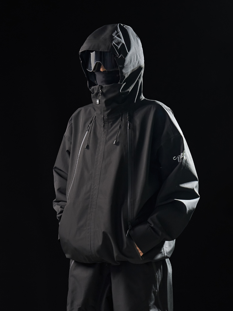 Unisex GlideFlow Shell Ski Jacket Baggy Snowbard Jacket