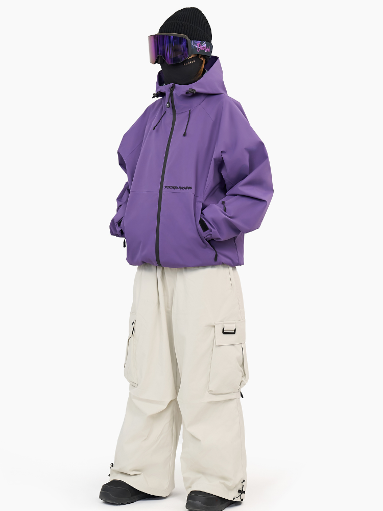 Women's 3L Baggy Snowboard Jacket Realm Down Ski Jacket