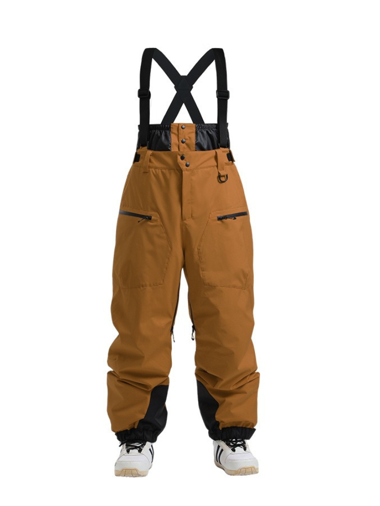 Men's Baggy Snow Pants Alpine Flex Snowboard Bib