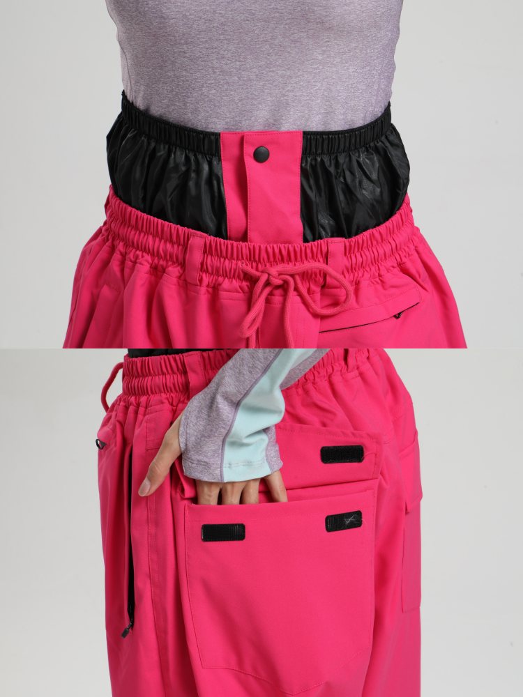 Women's Waterproof Snow Pants Sleek Baggy Snowboard Pants