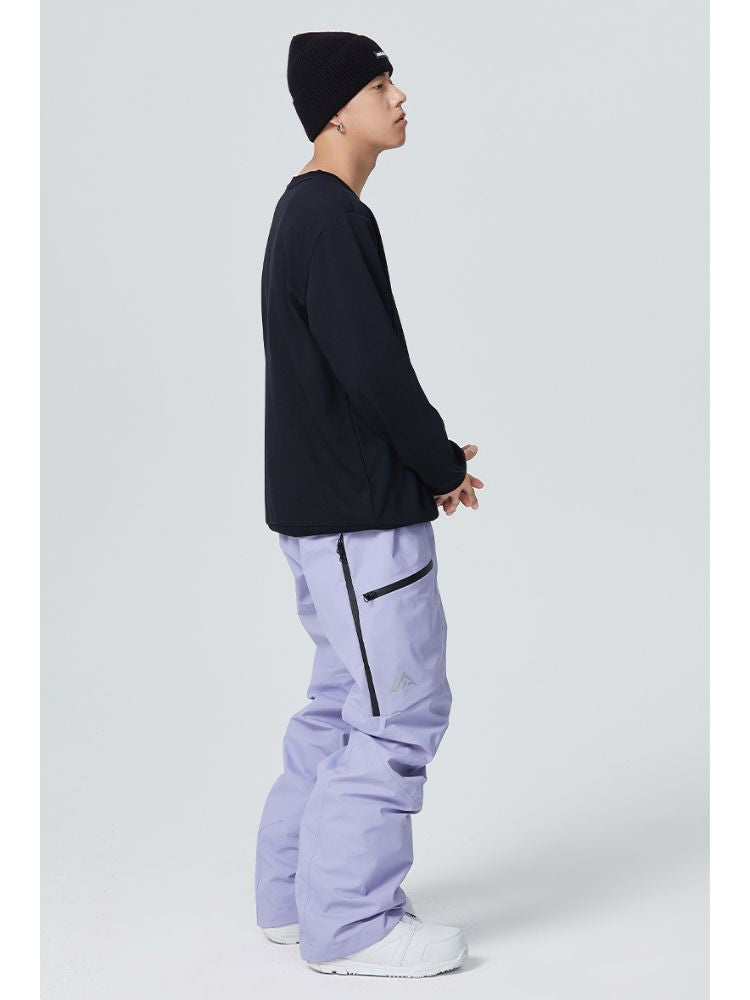 Men's  Snowboard  Side Zipper Snow Pants