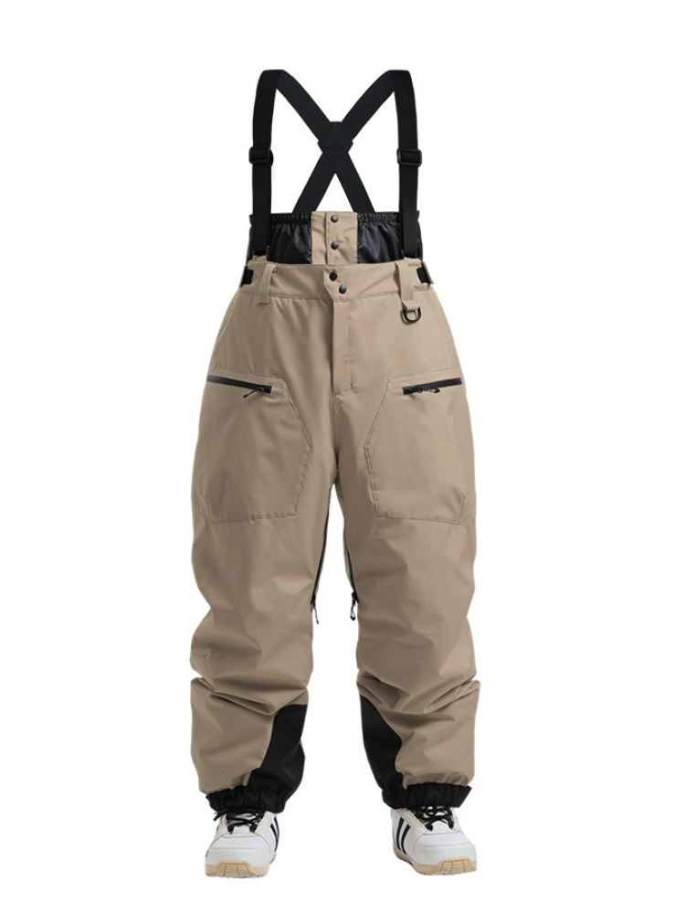 Men's Baggy Snow Pants Alpine Flex Snowboard Bib