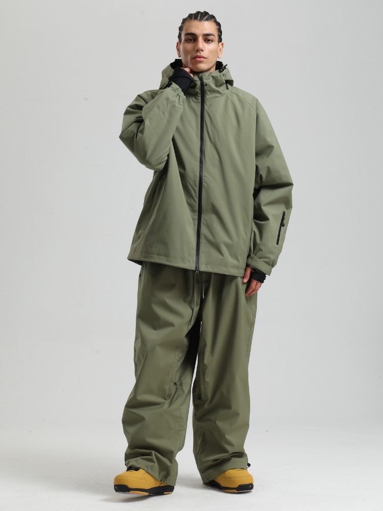 Men's Snowboard Jacket Sleek Oversized Snow Jacket – Gsou Snow