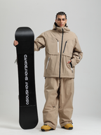 Men's Cargo Snowboard Jacket StormGuard Insulated Baggy Snow Jacket