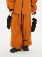 Women's Suspender Baggy Snow Pants