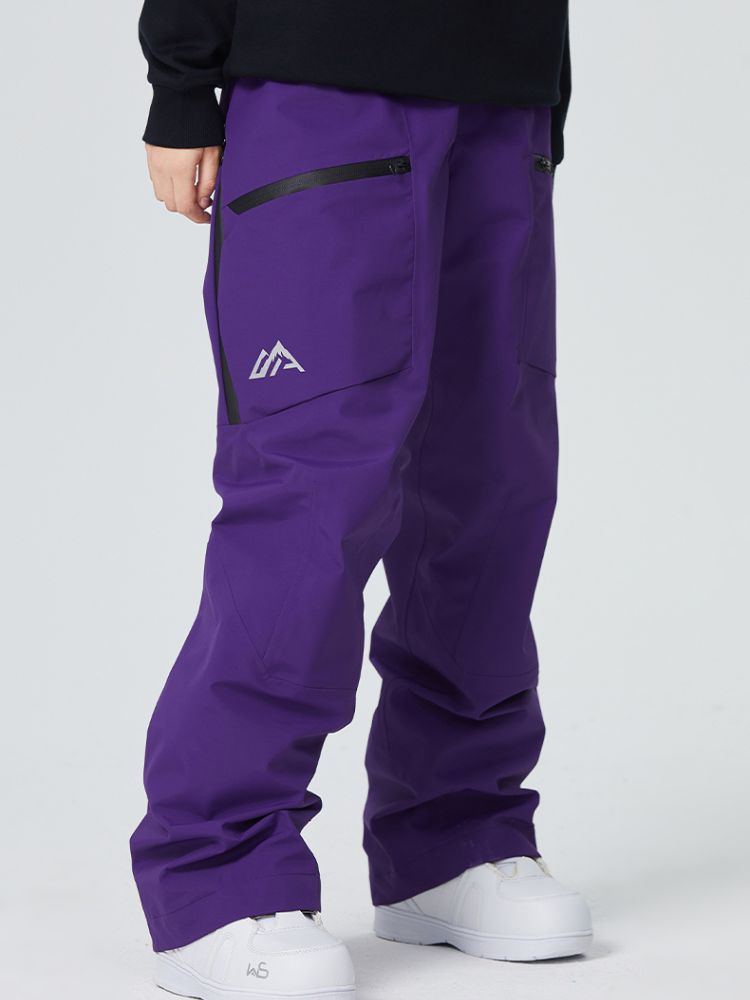 Men's  Snowboard  Side Zipper Snow Pants