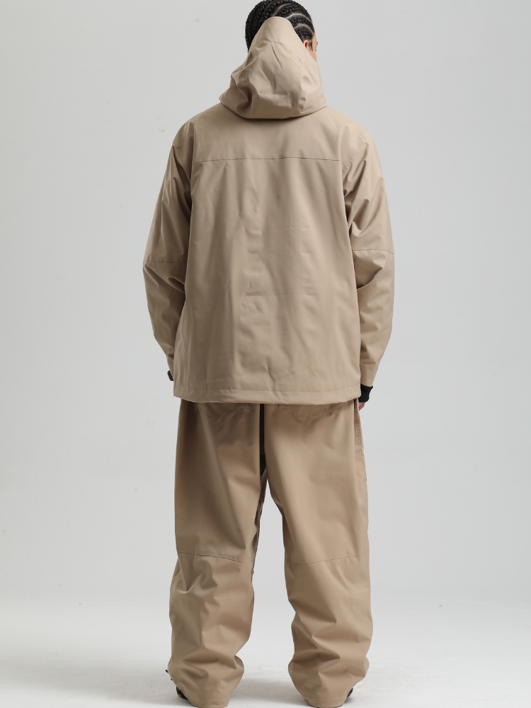 Men's Cargo Snowboard Jacket StormGuard Insulated Baggy Snow Jacket