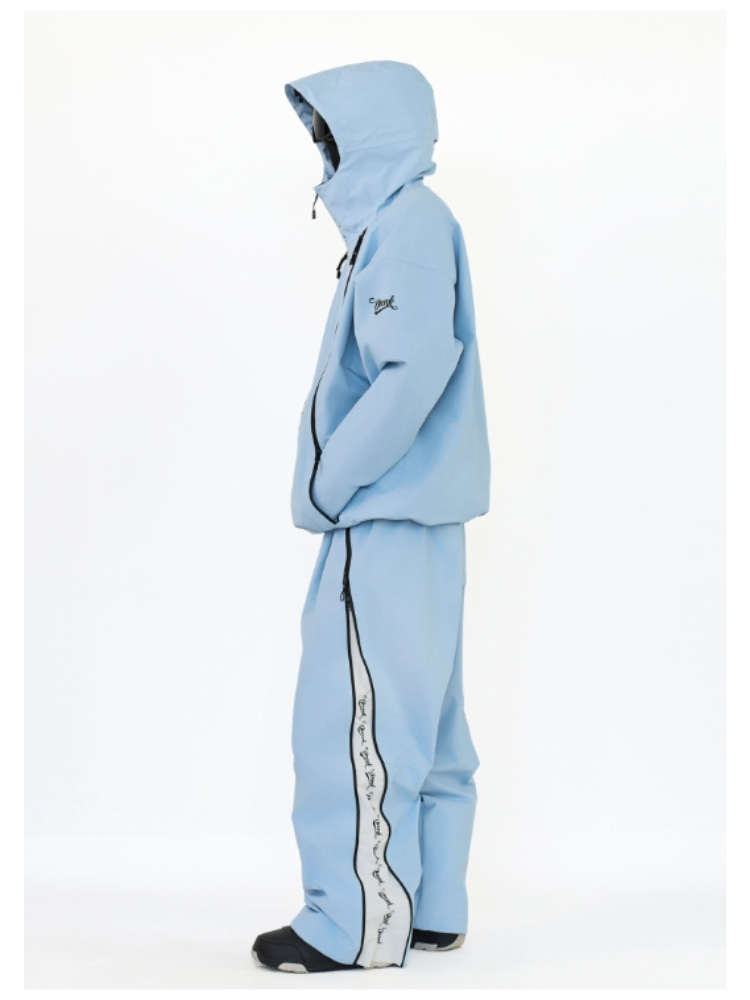 Unisex Snowboard Pants GlideFlow Shell Baggy Ski Pants