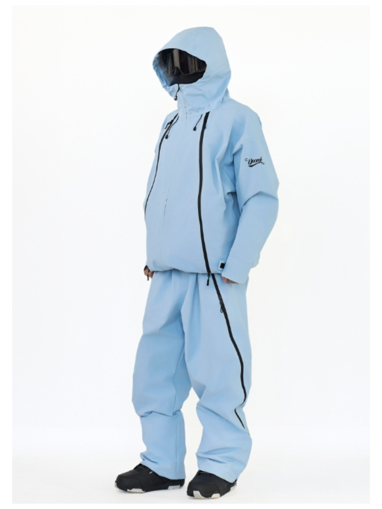 Unisex Snowboard Pants GlideFlow Shell Baggy Ski Pants