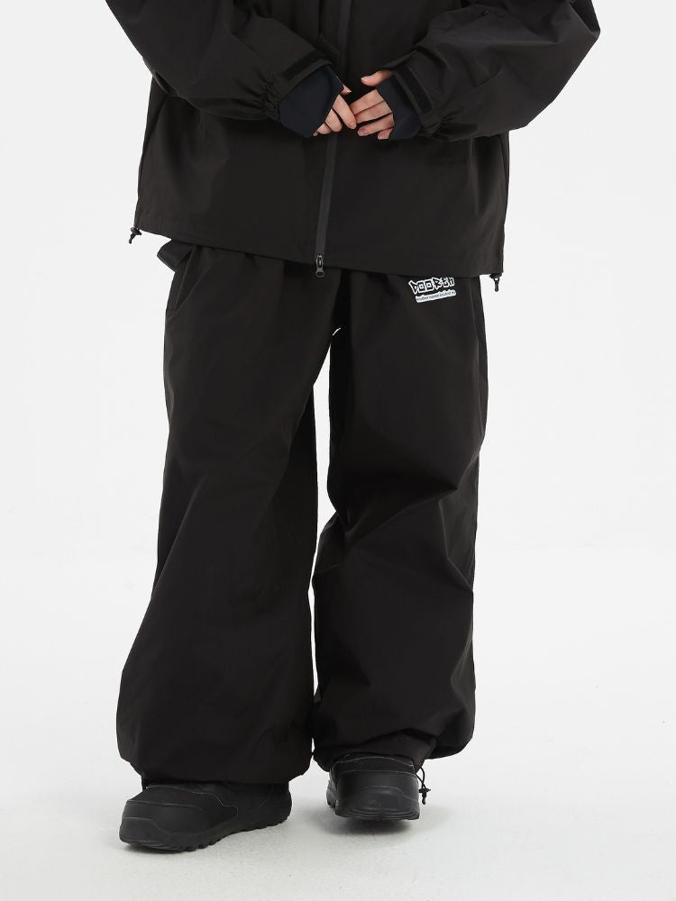Women's Suspender Baggy Snow Pants