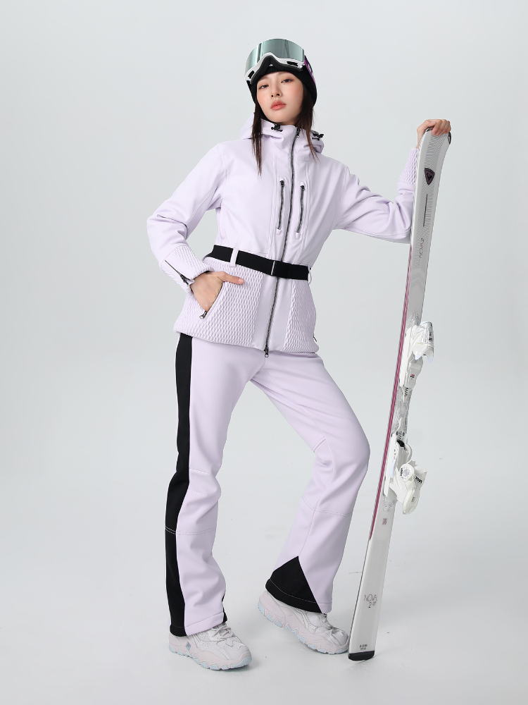 Women's Purple Slim Insulated Ski Jacket