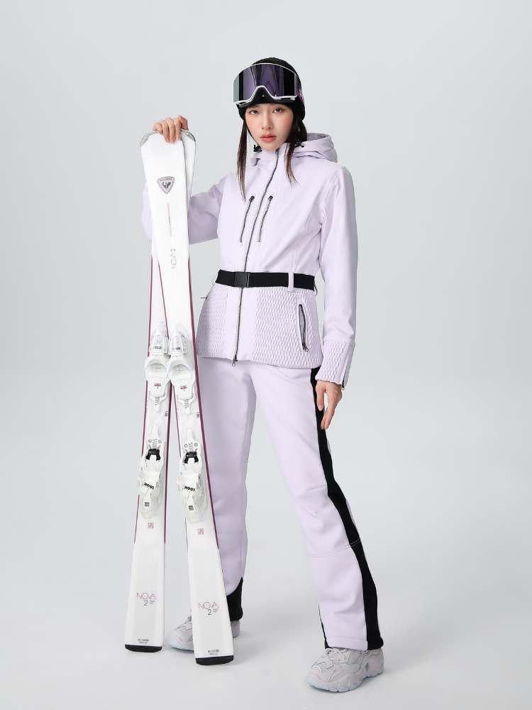 Women's Purple Slim Insulated Ski Jacket