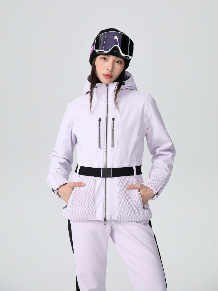 Women's Purple Slim Insulated Ski Jacket