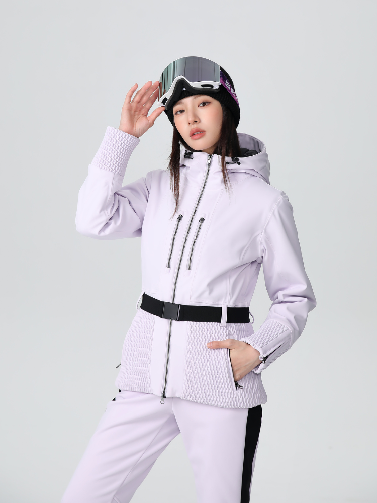 Women's Purple Slim Insulated Ski Jacket